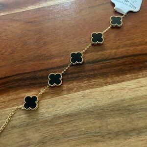 Black Clover Bracelet with stones